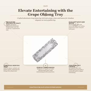 Grape Oblong Tray 11