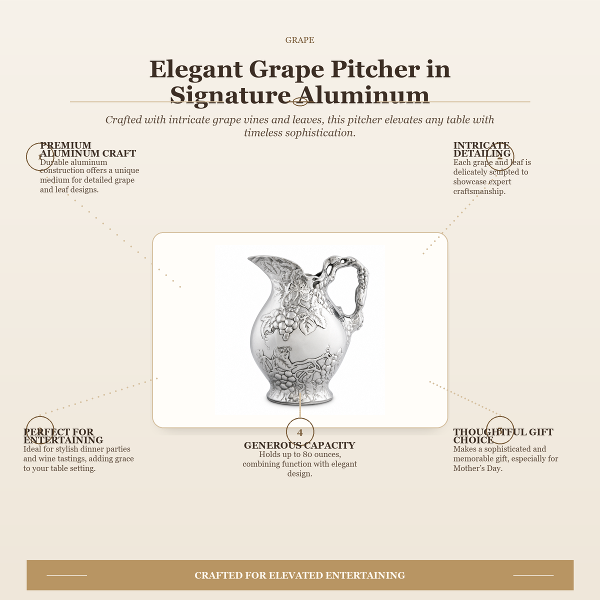 Grape Pitcher 12