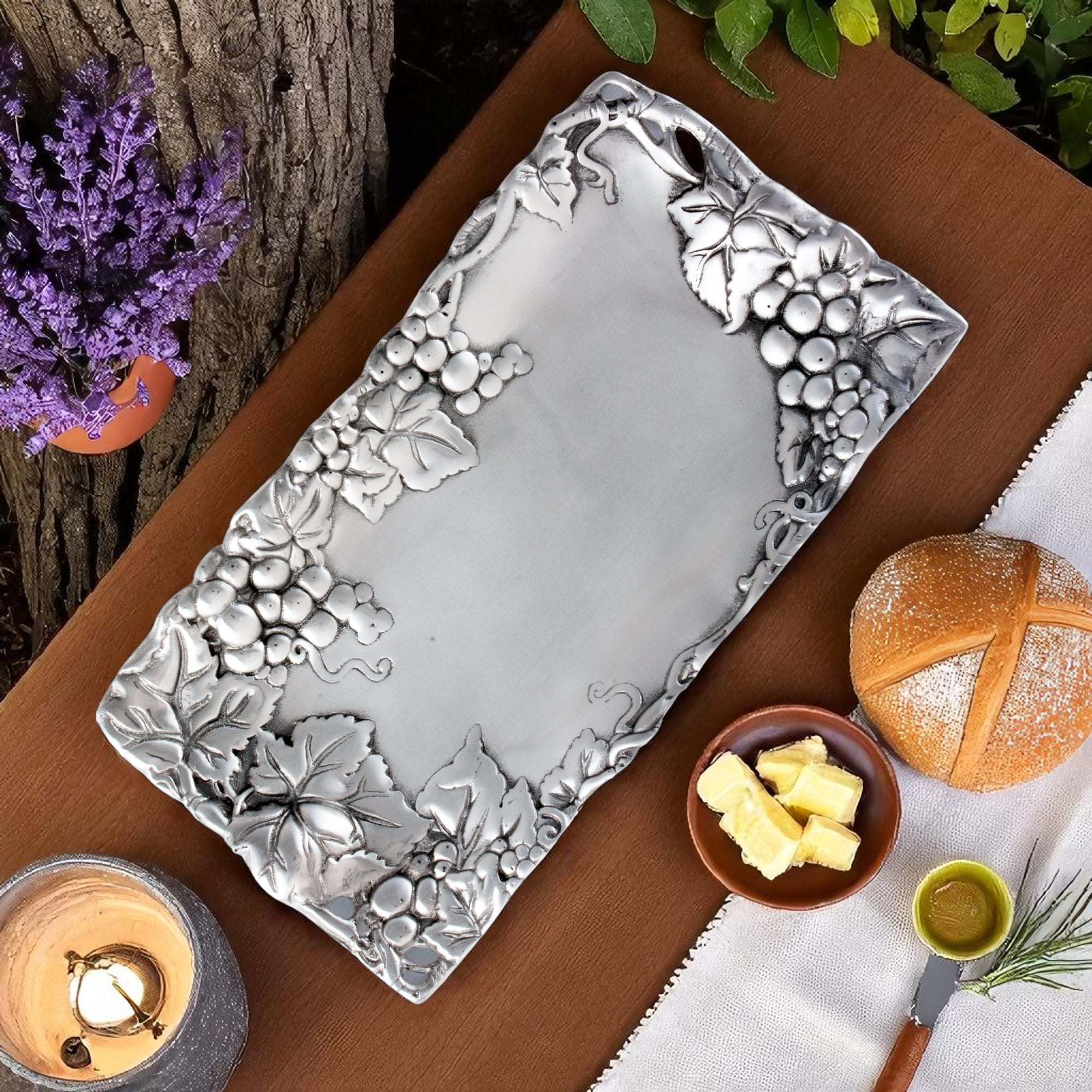 Grape Bread Tray 6x12