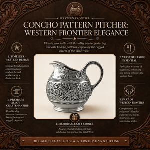 Concho Pattern Pitcher 11