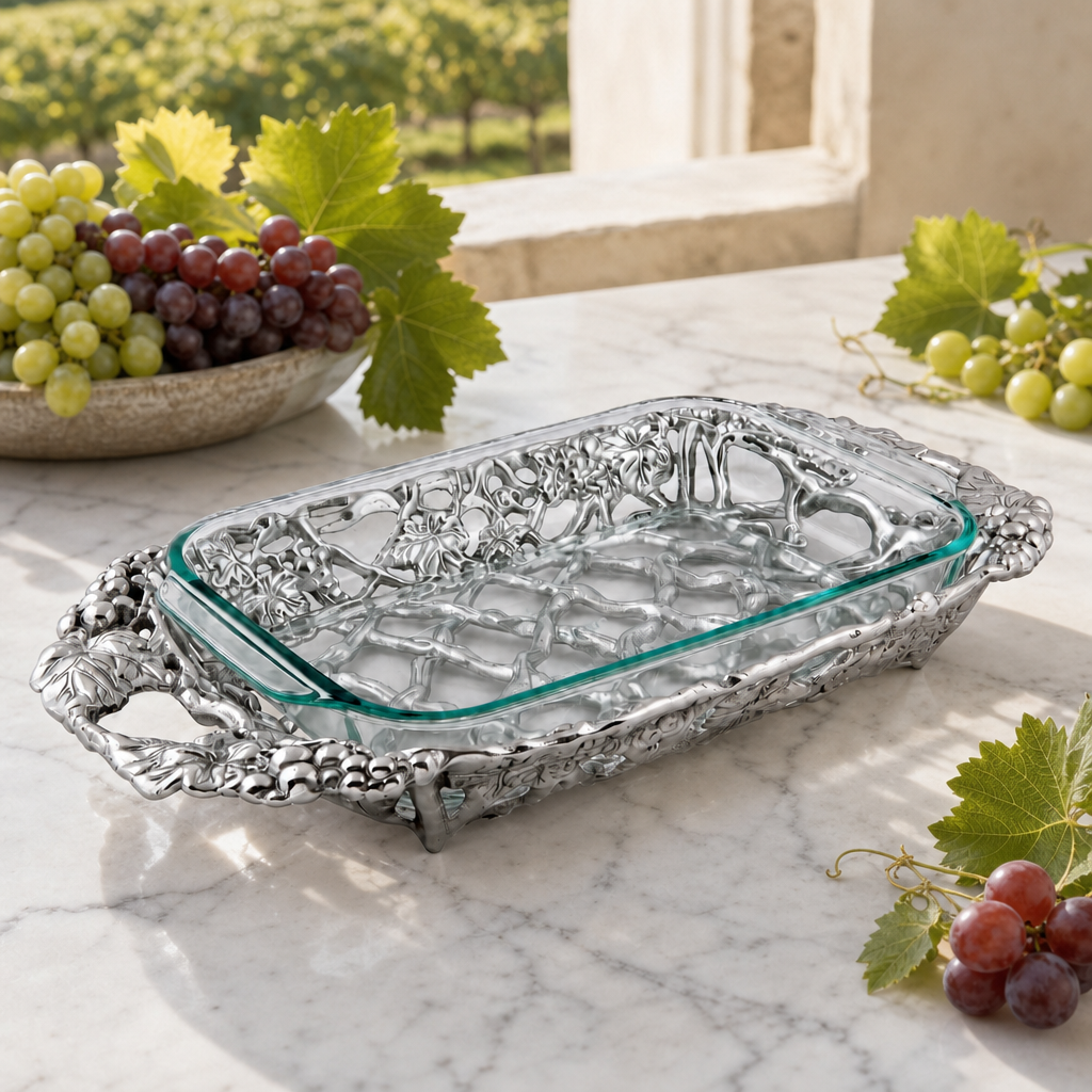 Grape Pyrex Holder 3qt 1