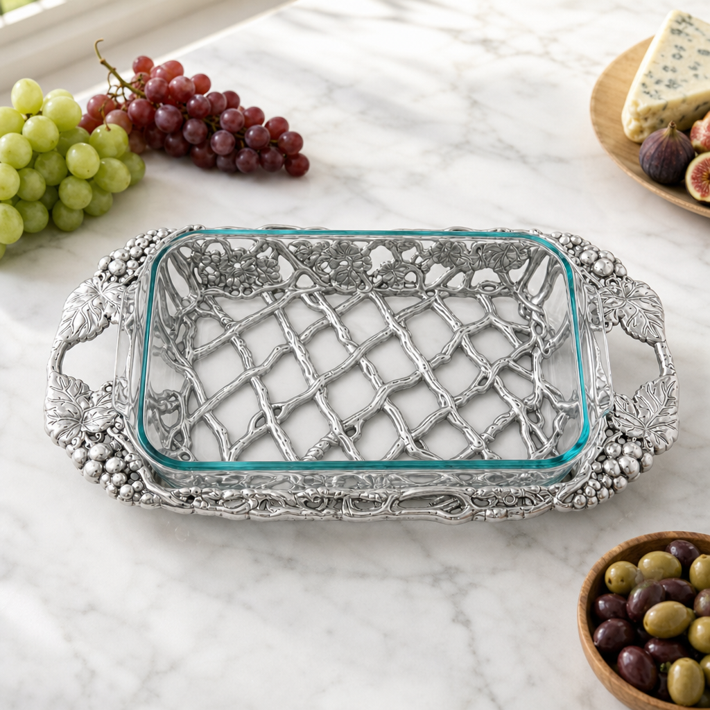Grape Pyrex Holder 3qt 7