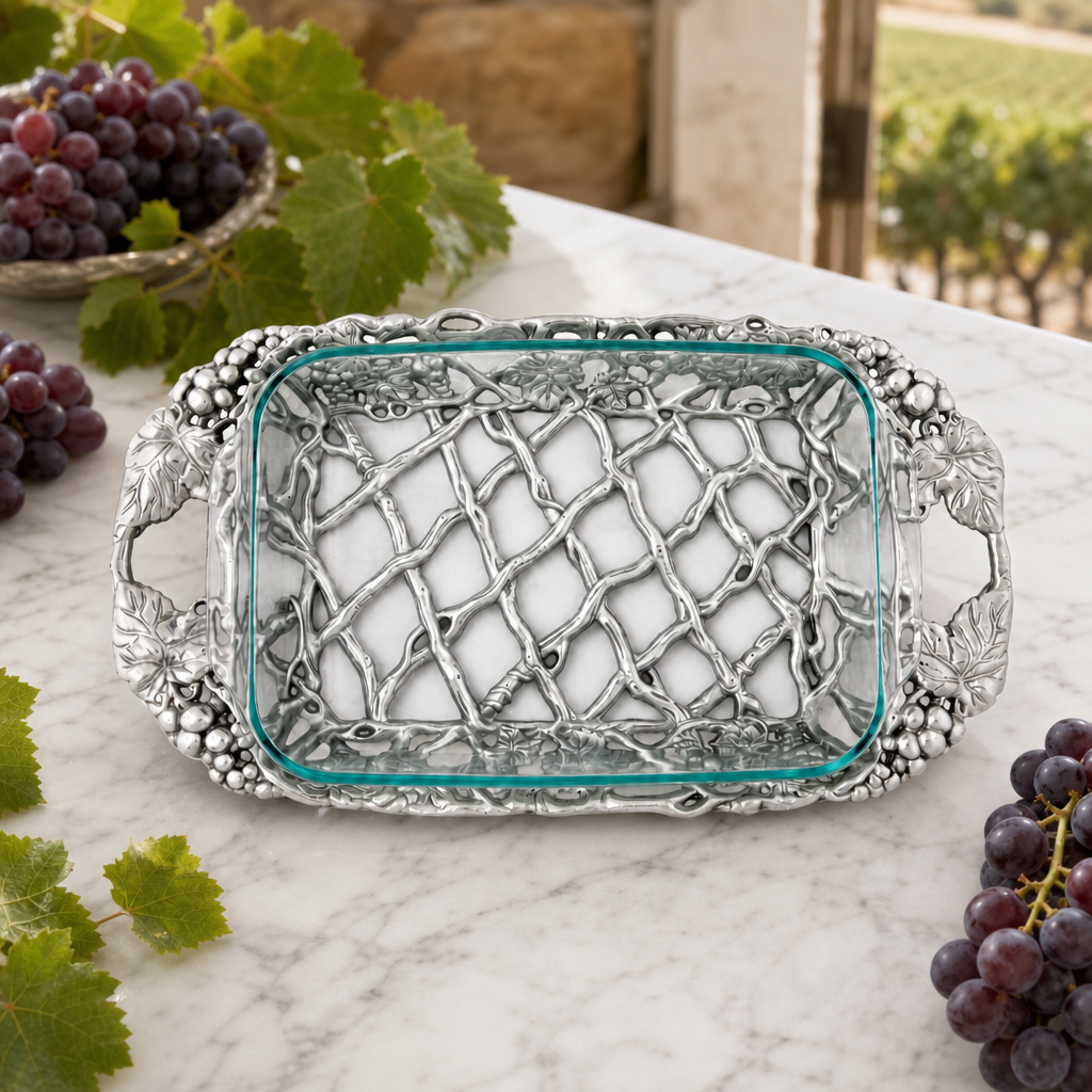 Grape Pyrex Holder 3qt 3