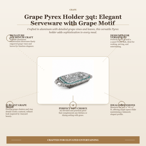 Grape Pyrex Holder 3qt 11