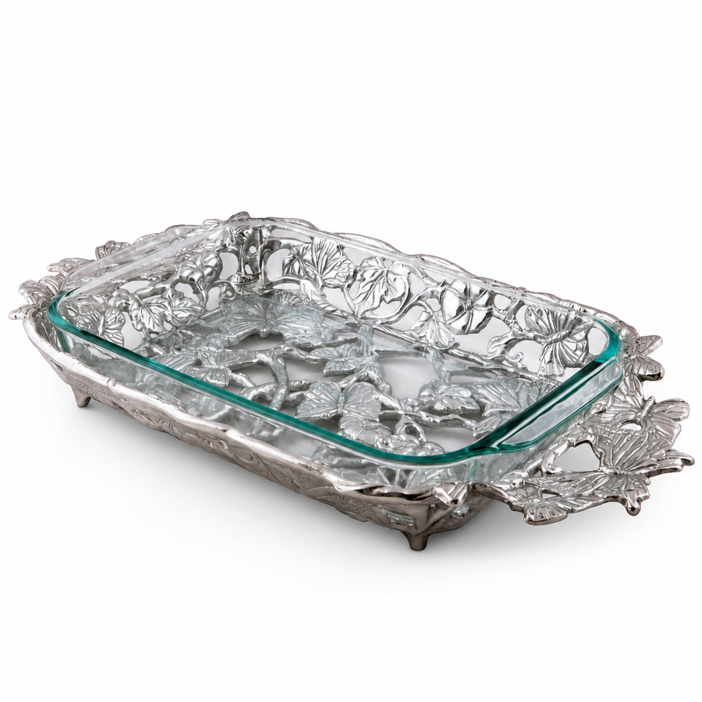 Butterfly Pyrex Holder 3qt 1
