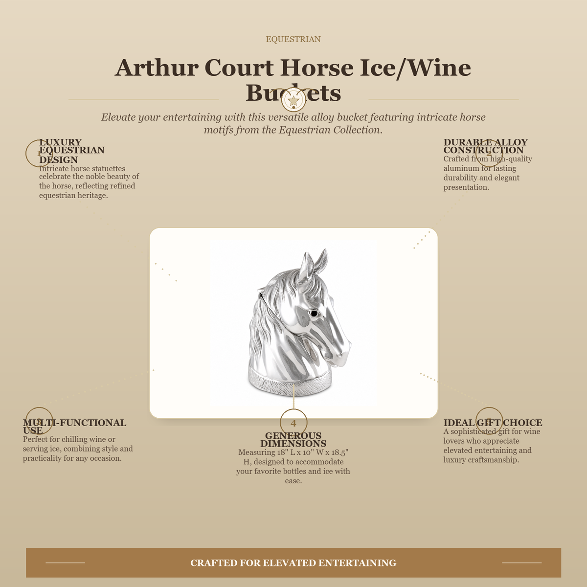 Horse Ice/Wine Buckets 11