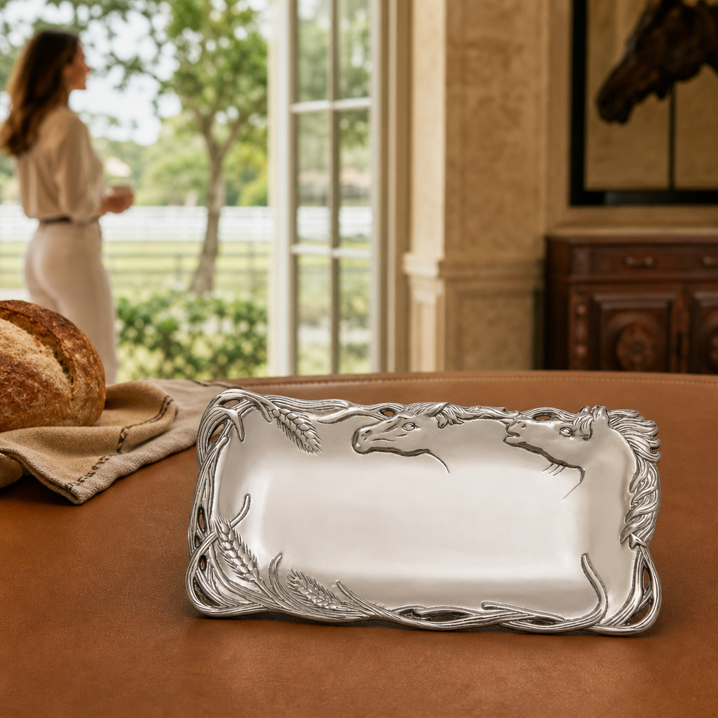 Horse Bread Tray 6x12 6