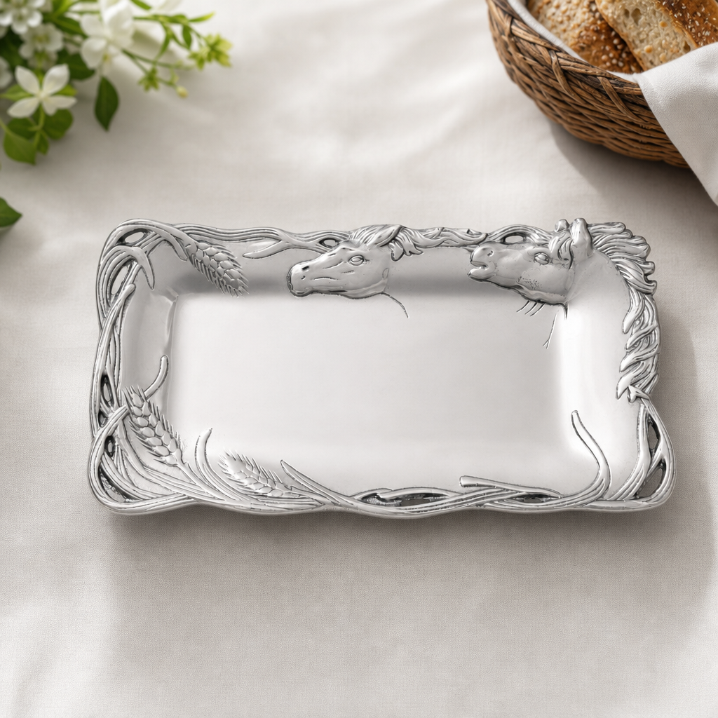 Horse Bread Tray 6x12 8