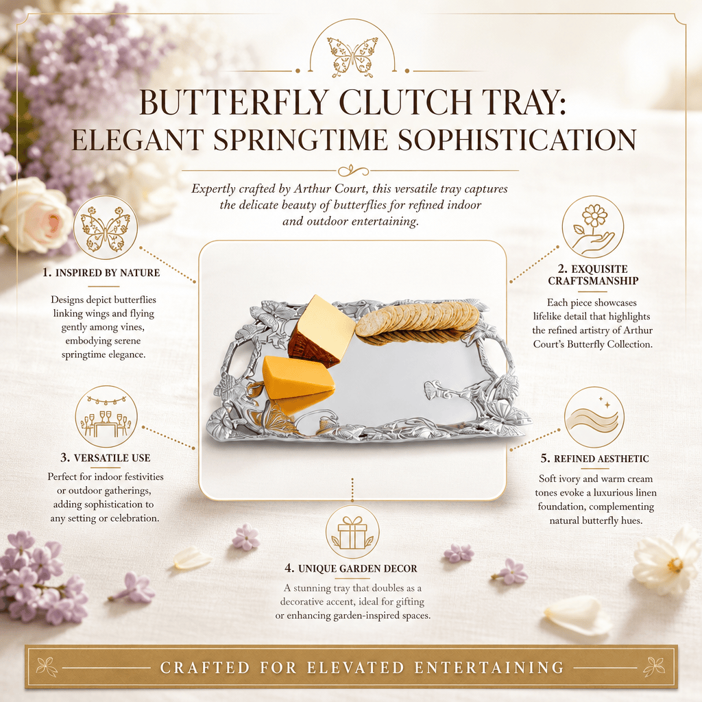 Butterfly Clutch Tray: Elegant Springtime Sophistication