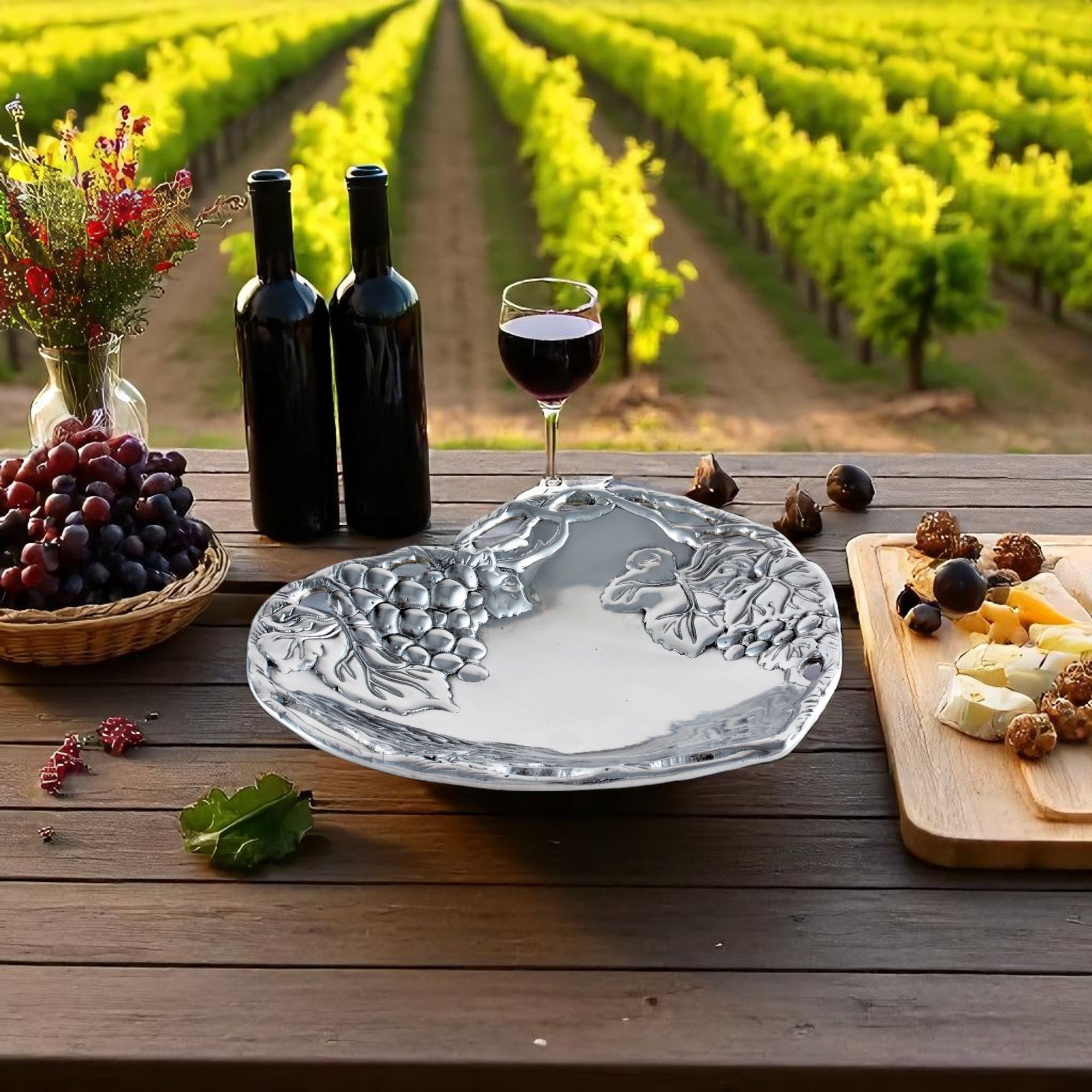 Grape Heart Coupe Tray