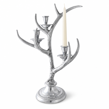 Three-Light Metal Antler Candlestick 1