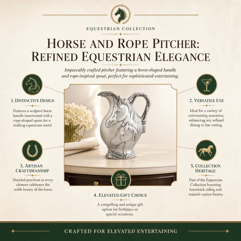 Horse and Rope Pitcher 12
