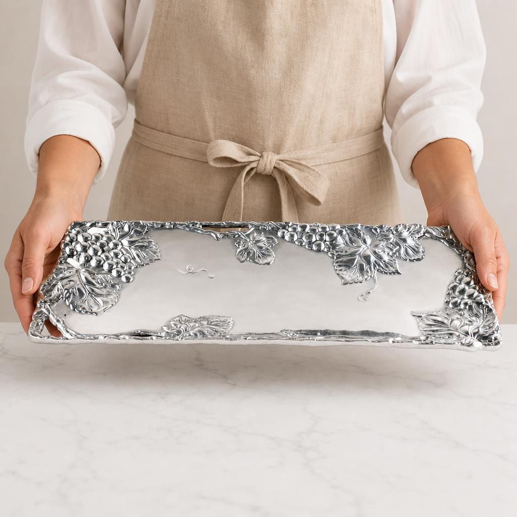 Grapevine Oblong Tray 8