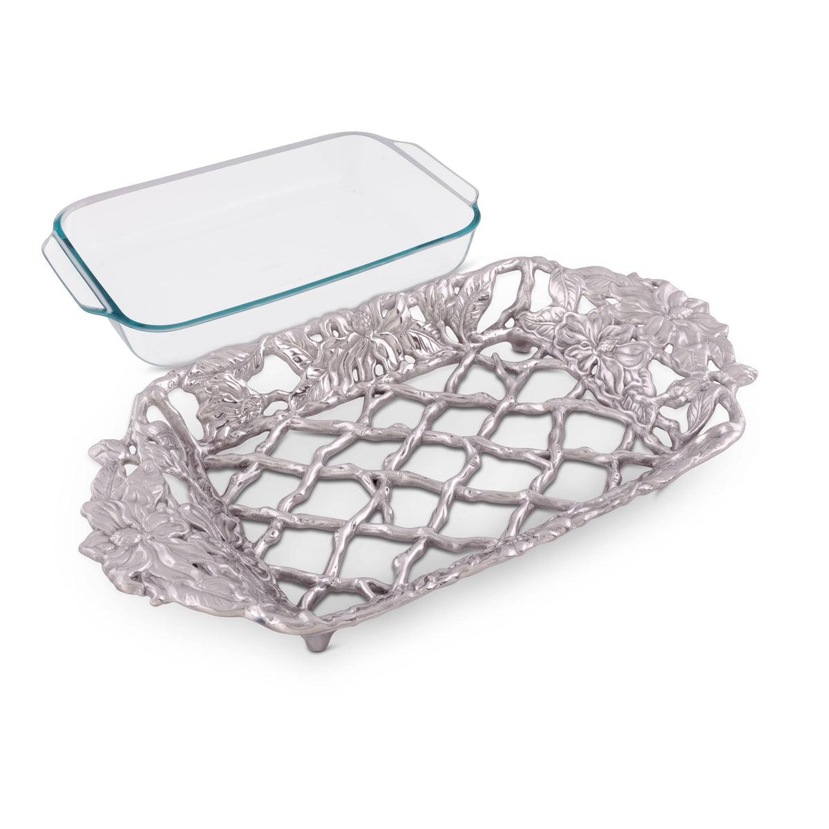 Magnolia Pyrex Holder 3qt 11