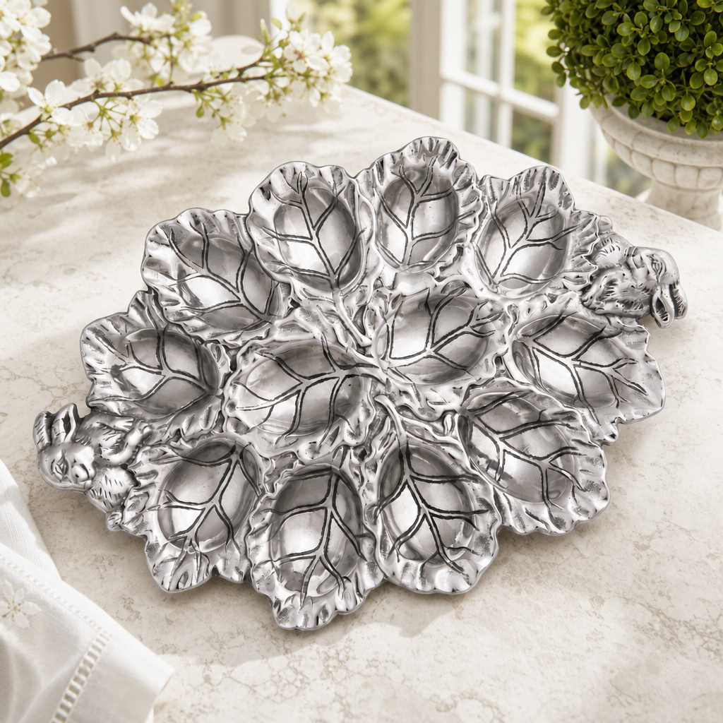 Versatile Bunny Deviled Egg Holder for Cocktail Parties | Garden