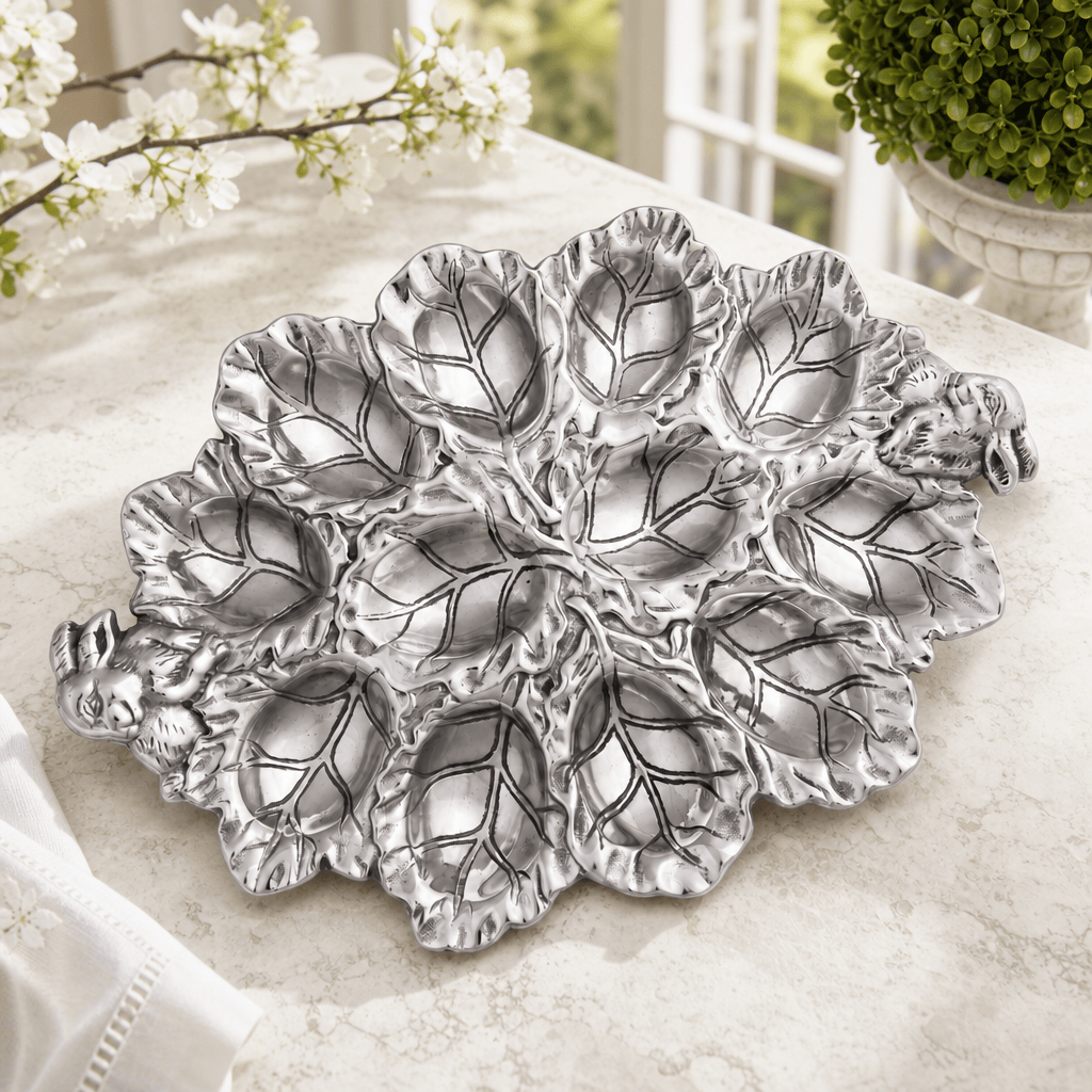 Versatile Bunny Deviled Egg Holder for Cocktail Parties | Garden Versatile Bunny Deviled Egg Holder for Cocktail Parties | Garden