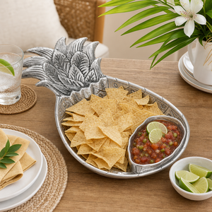Pineapple Chip and Dip Tray 5