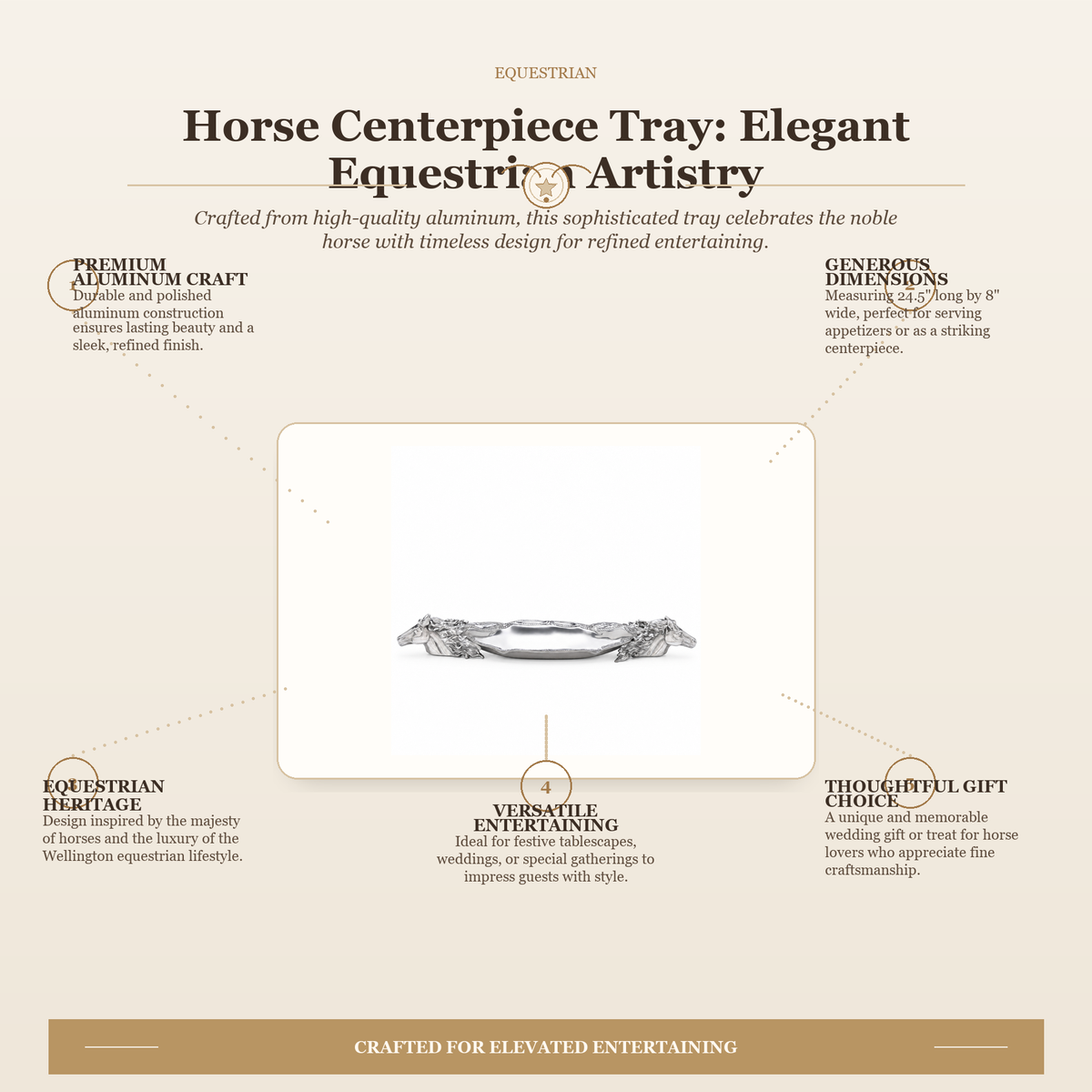 Horse Centerpiece Tray 4