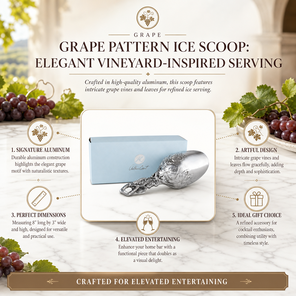 Grape Pattern Ice Scoop 11