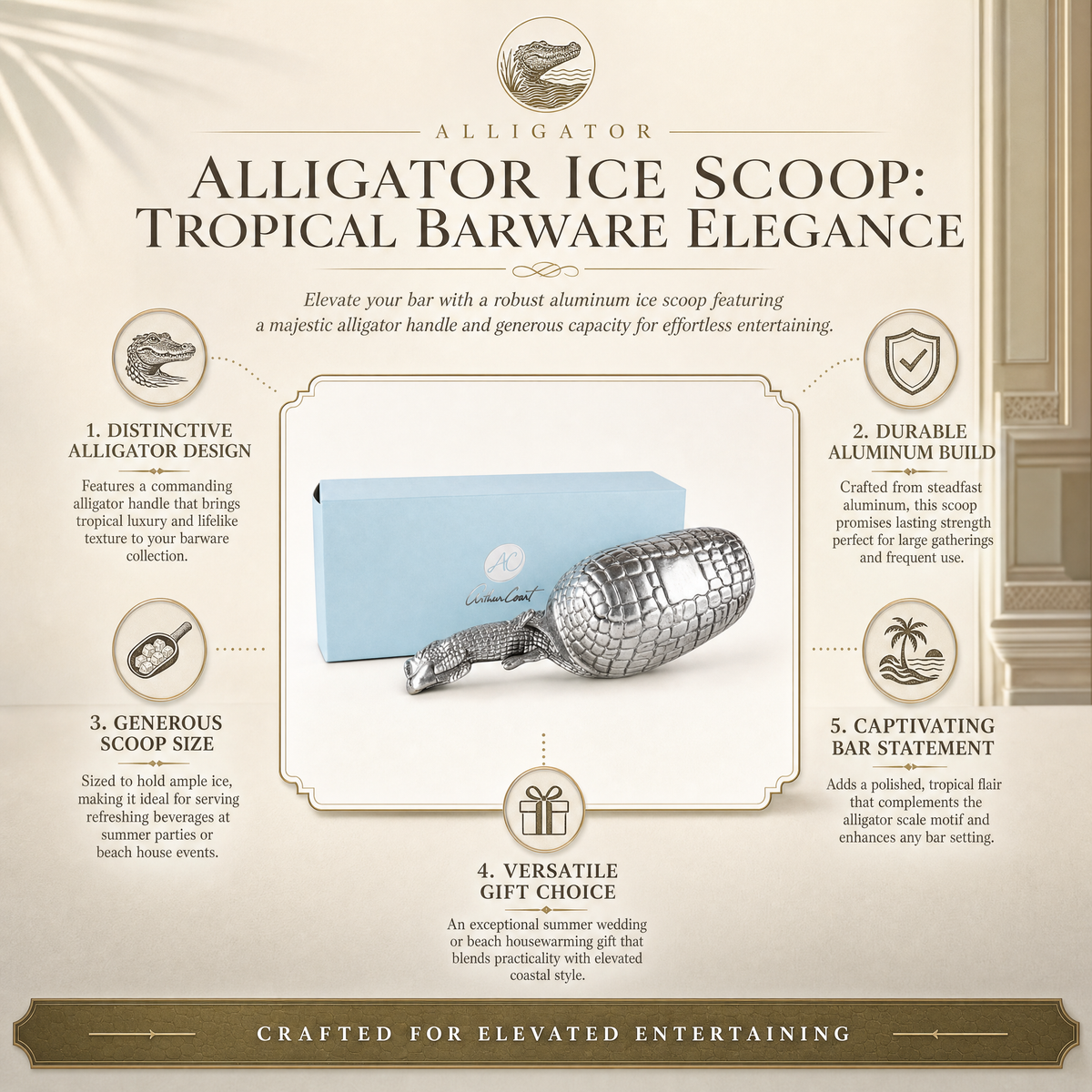 Alligator Ice Scoop 11