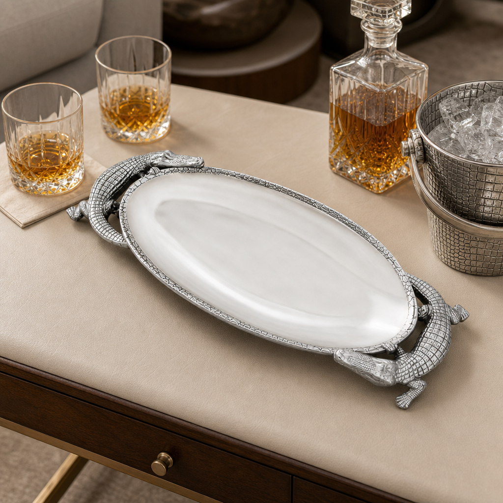 Alligator Centerpiece Tray 3