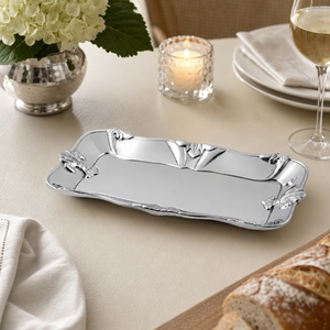 Fleur-De-Lis Bread Tray 6x12 2