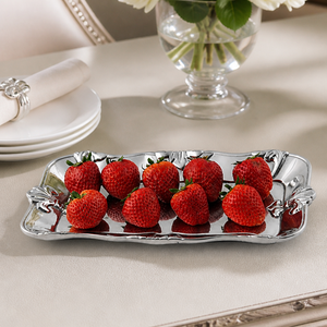 Fleur-De-Lis Bread Tray 6x12 3