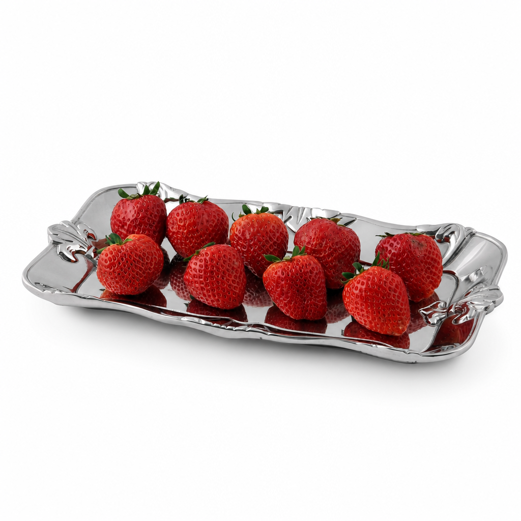 Fleur-De-Lis Bread Tray 6x12 7