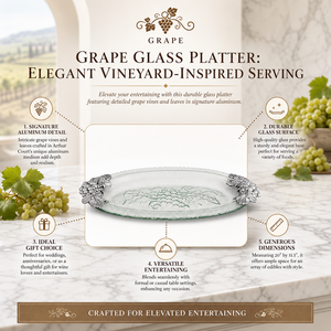 Grape Glass Platter 10