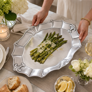 Fleur-De-Lis Oval Platter 4