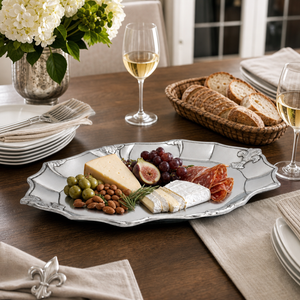 Fleur-De-Lis Oval Platter 6