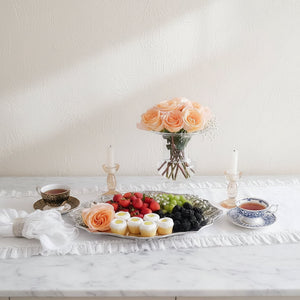 Fleur-De-Lis Oval Platter 9