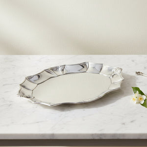 Fleur-De-Lis Oval Platter 10