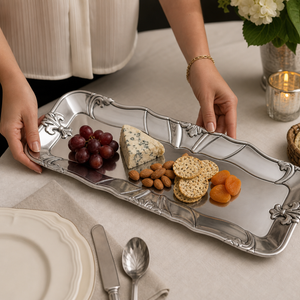Fleur-De-Lis Oblong Tray 4