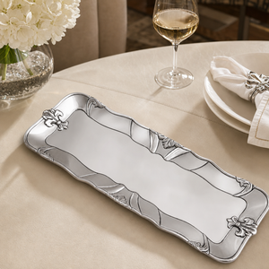 Fleur-De-Lis Oblong Tray 2