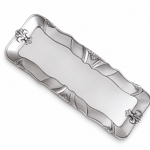 Fleur-De-Lis Oblong Tray 1
