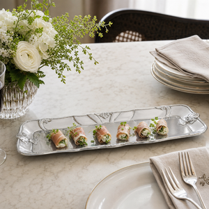 Fleur-De-Lis Oblong Tray 5