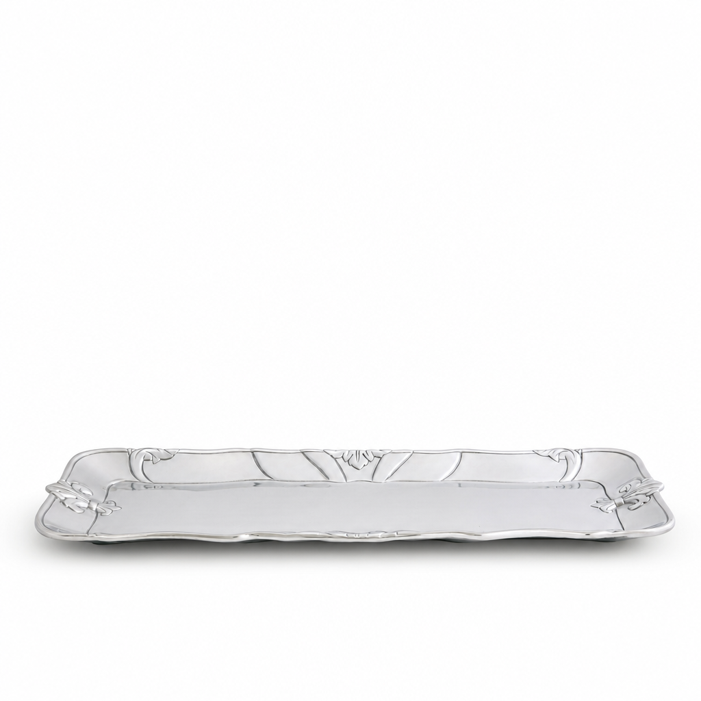 Fleur-De-Lis Oblong Tray 8