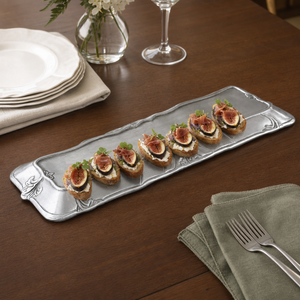 Fleur-De-Lis Oblong Tray 7