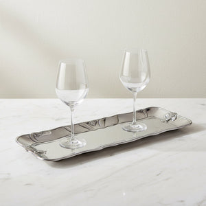 Fleur-De-Lis Oblong Tray 12