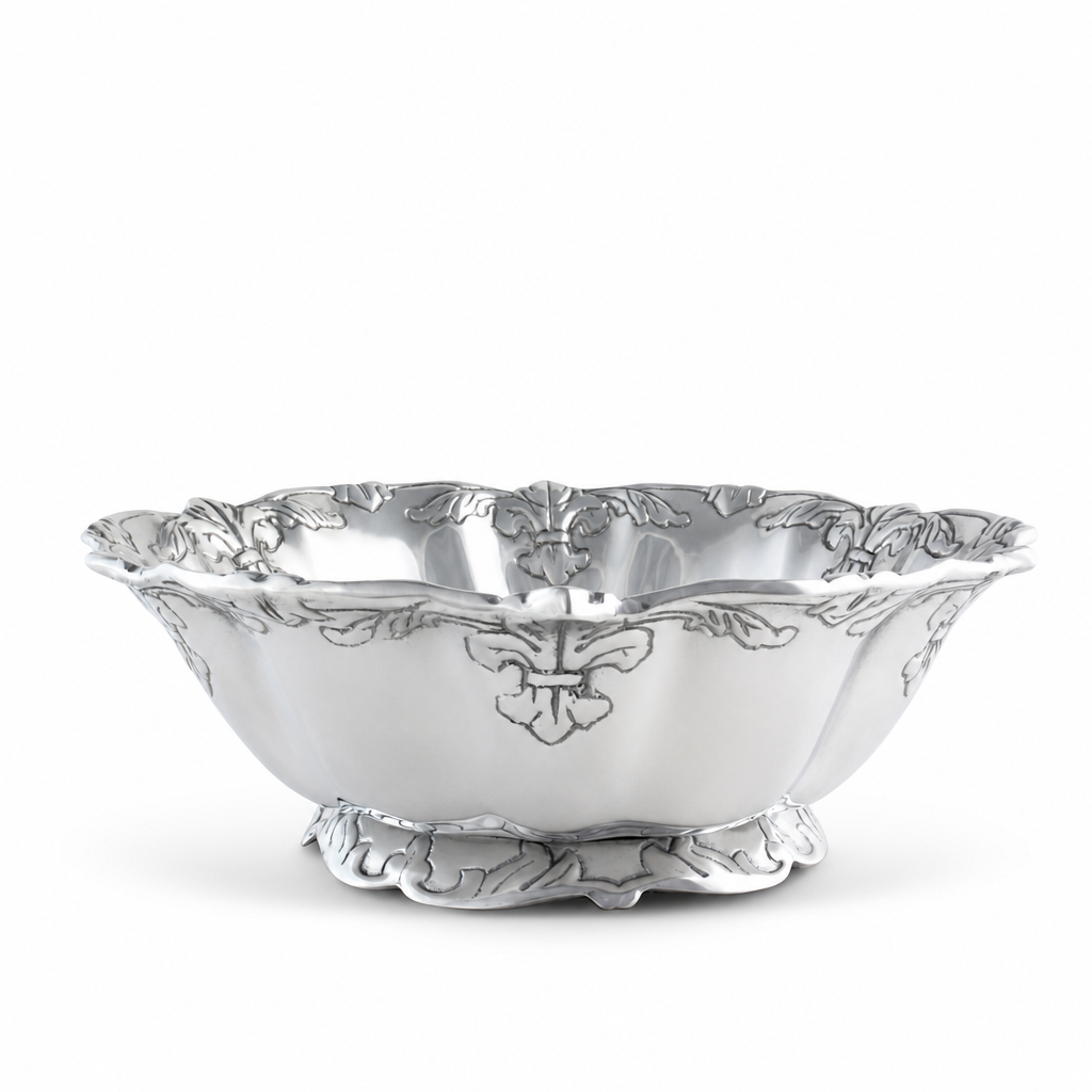 Fleur-De-Lis Salad Bowl 12 1