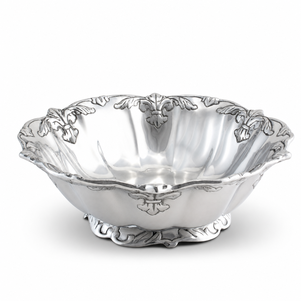 Fleur-De-Lis Salad Bowl 12 9