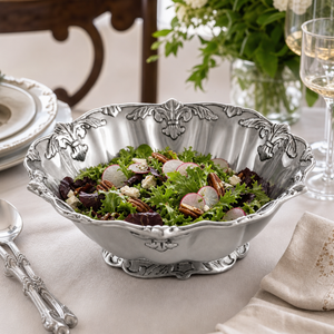 Fleur-De-Lis Salad Bowl 12 6
