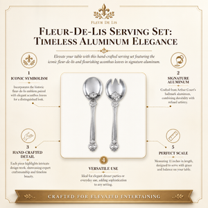 Fleur-De-Lis Serving Set 13