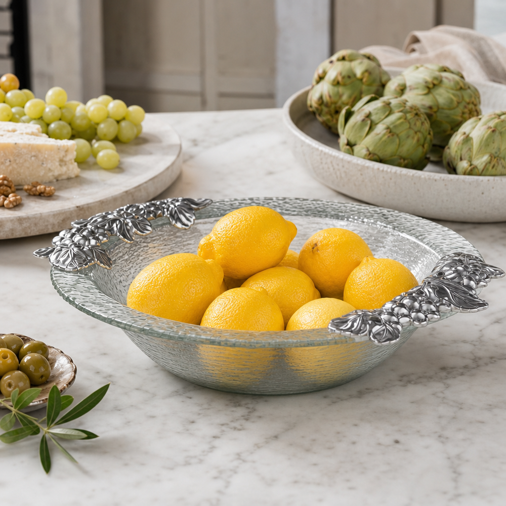 Grape Glass Salad Bowl 5
