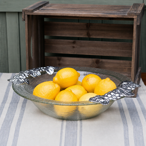 Grape Glass Salad Bowl 8