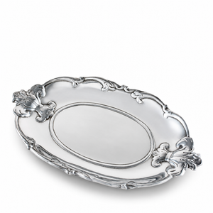 Fleur-De-Lis Oval Tray 1