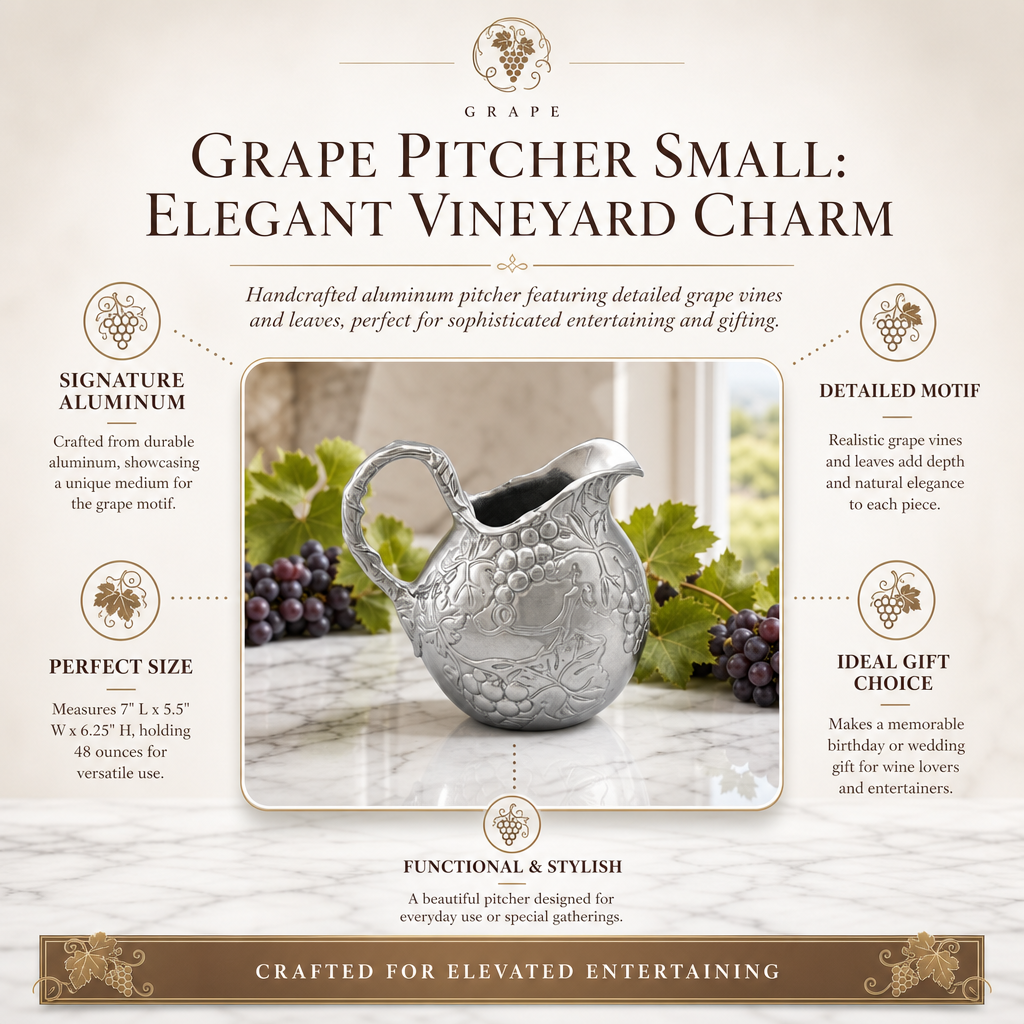 Grape Pitcher Small 11