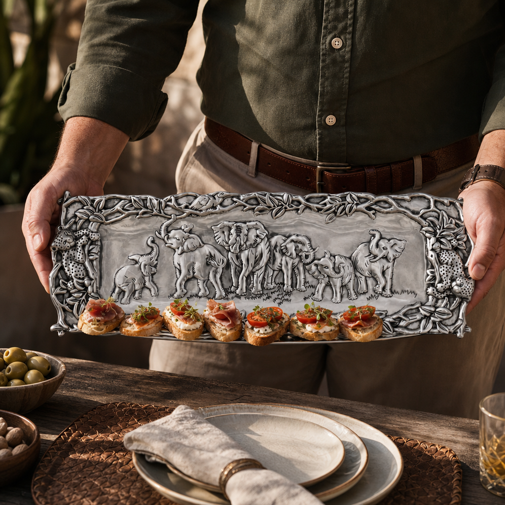 Elephant Oblong Tray 5