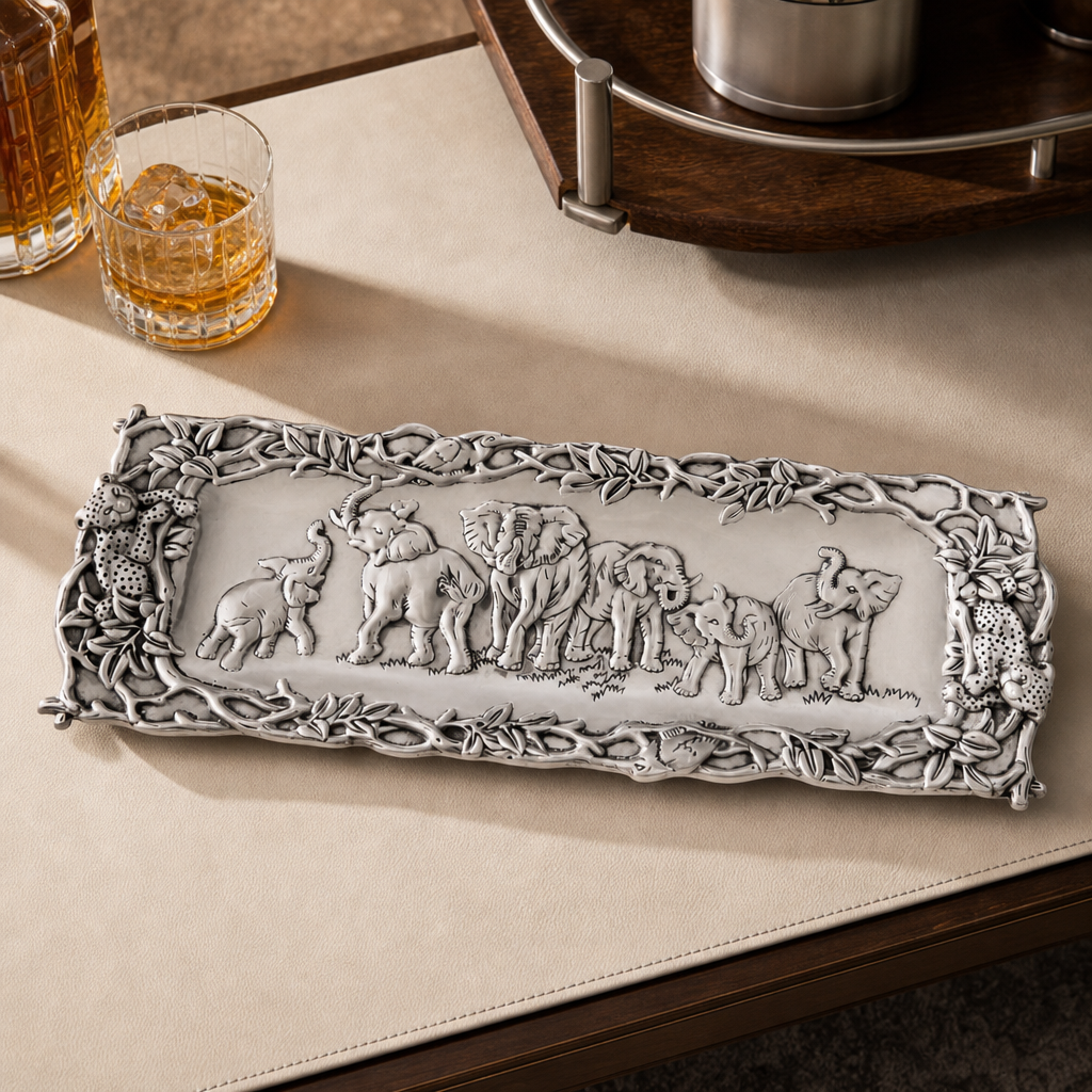 Elephant Oblong Tray 1
